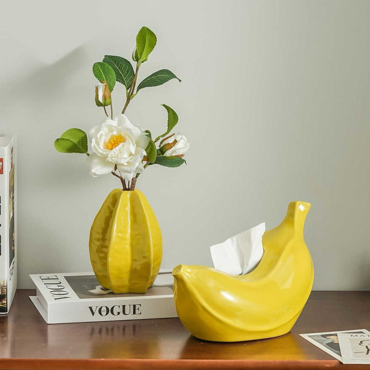 Decorative Ceramic Vase Bowlift