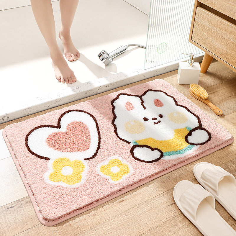 Cute Cat-Themed Bath Mat Bowlift
