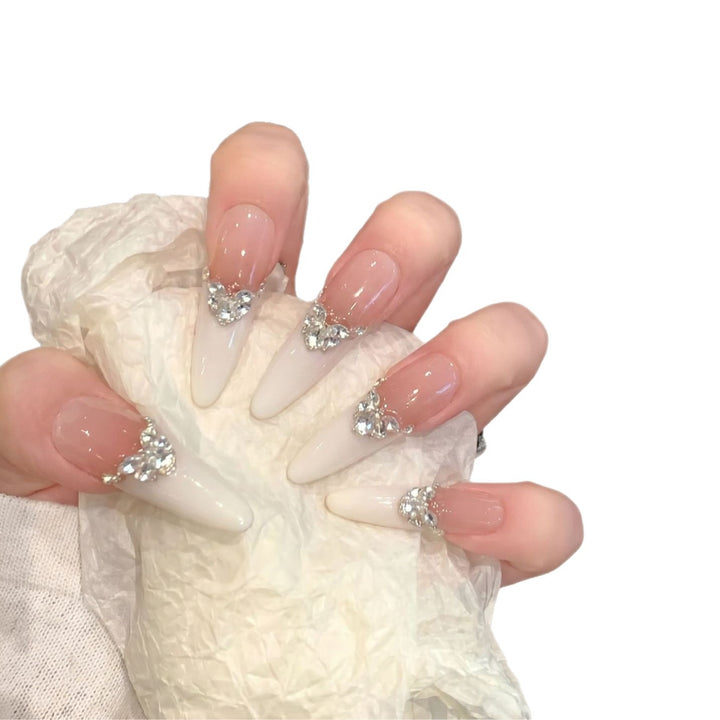 Elegant Stiletto Press-On Nail Art Set Bowlift