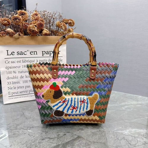 Shoulder bag with playful dog motif Bowlift