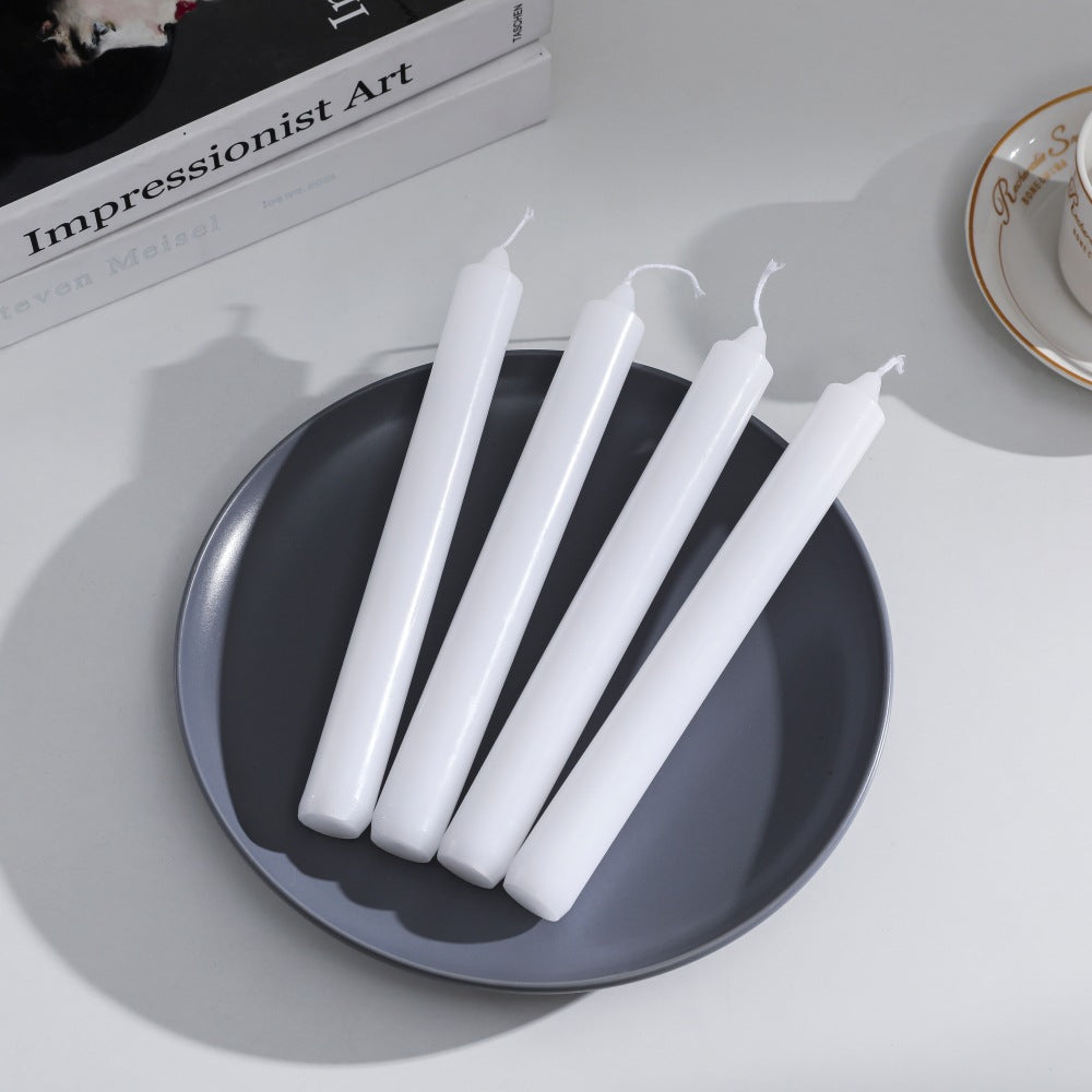 Pressed Crystal-Style Ribbed Glass Taper Candle Holder Bowlift