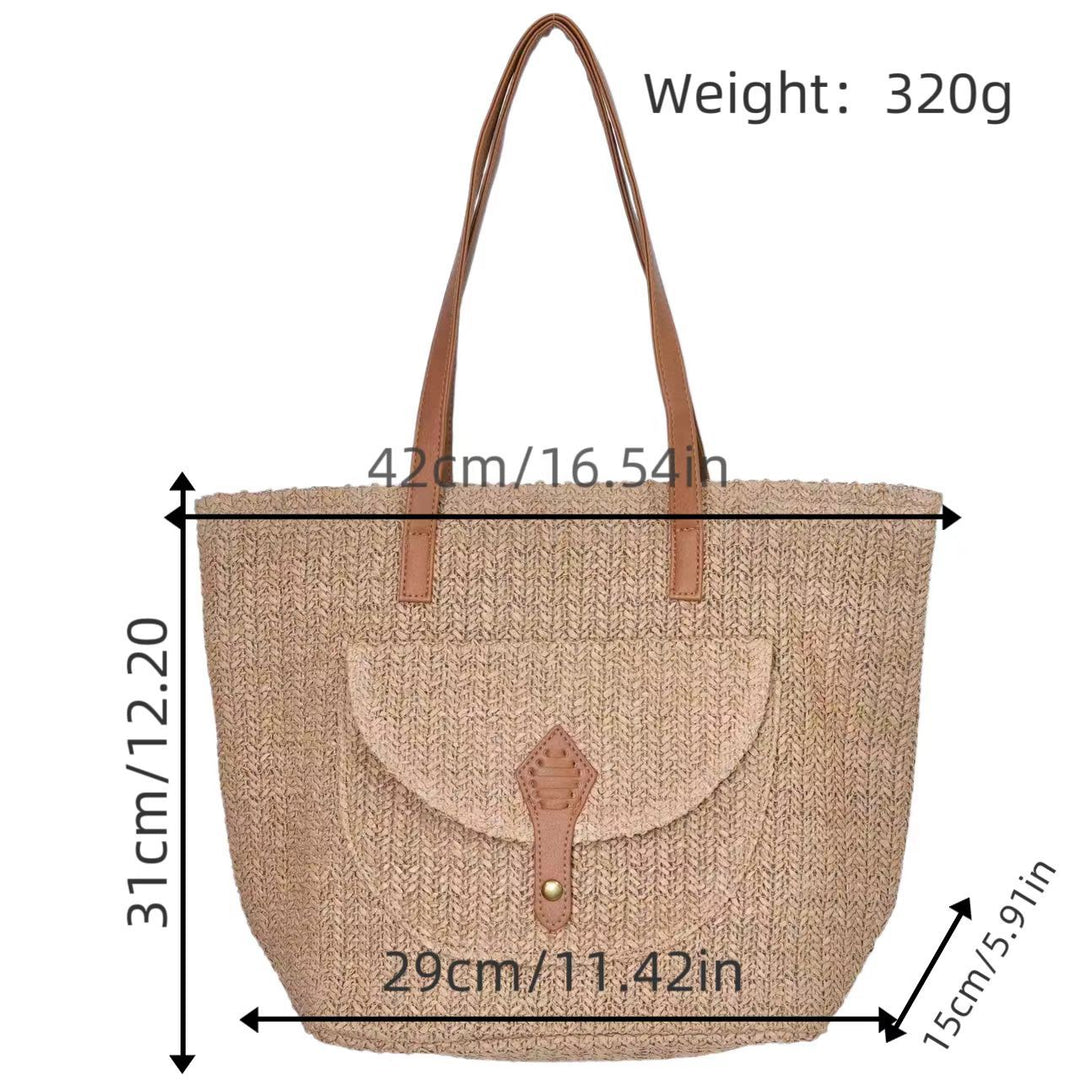 Shopping bag with magnetic closure and reinforced carrying handles Bowlift
