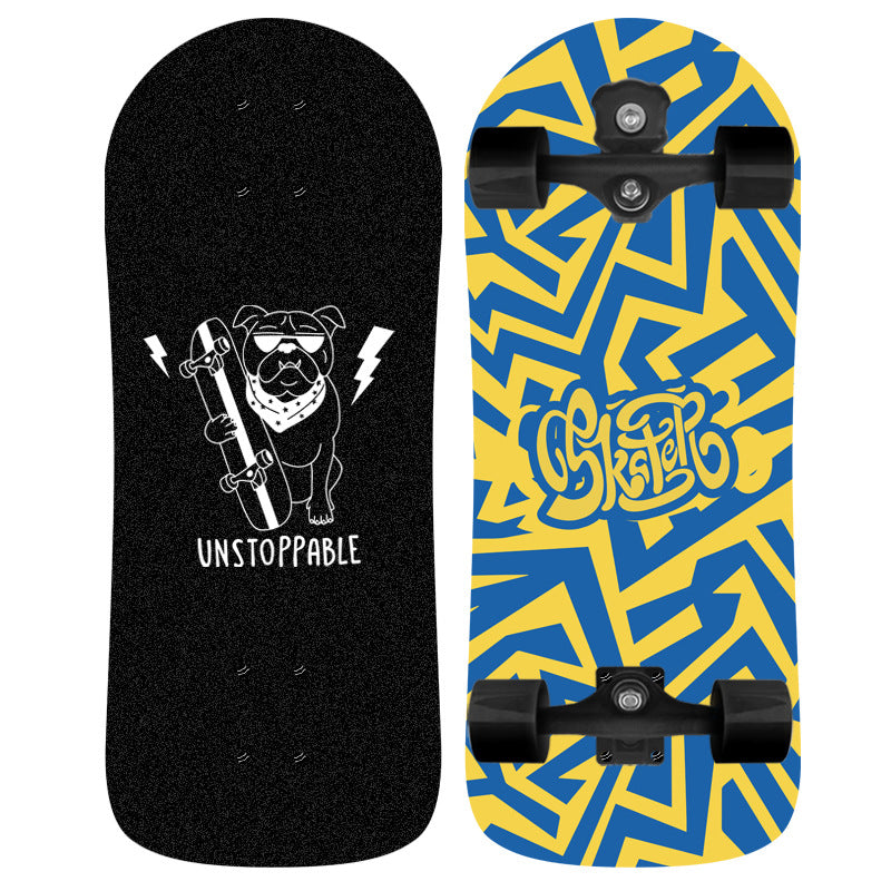 Unicorn-Themed Graphic Skateboard Bowlift