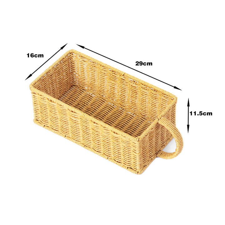 Home Storage Wicker Basket Bowlift