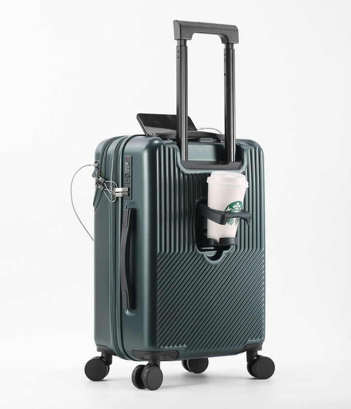 Unisex Smart Tech Compact Carry-On Suitcase Bowlift