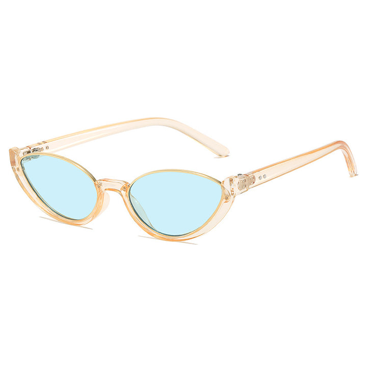 Retro-Inspired Clear Frame Cat Eye Sunglasses Bowlift