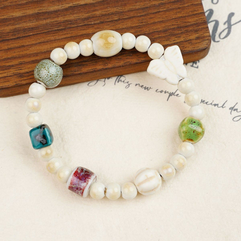 Heart-Shaped Beaded Bracelet Bowlift