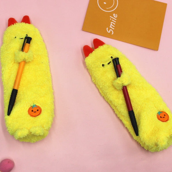 Cute Plush Cartoon Pencil Case Bowlift