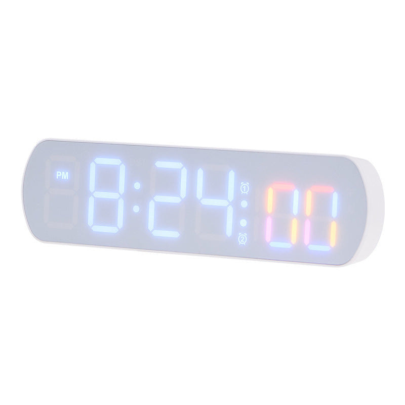 Digital Alarm Clock with Large LED Display and Temperature Display Bowlift