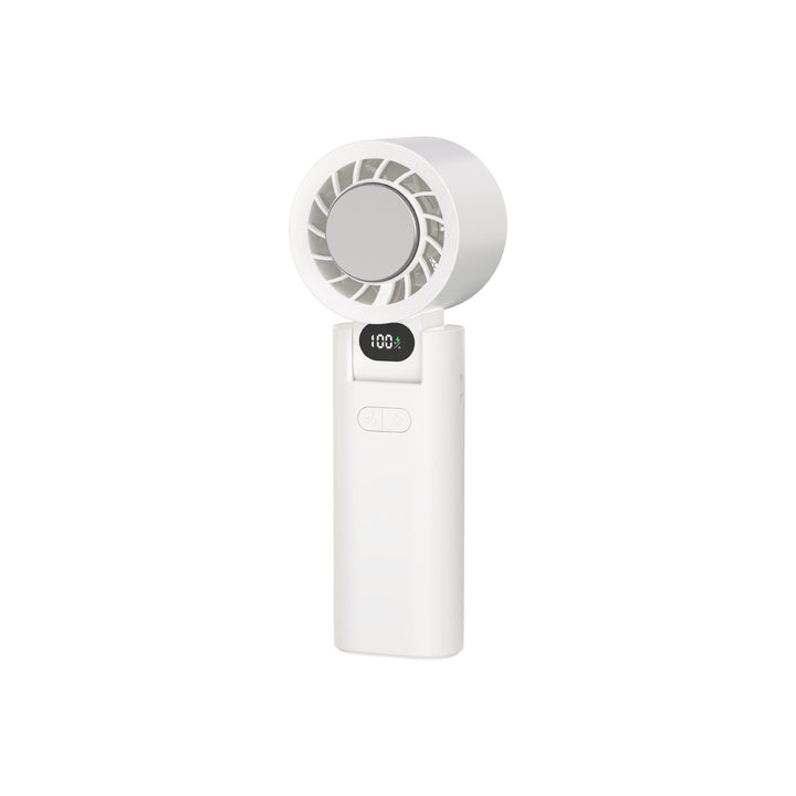 Ladies Portable Mini Fan with Digital Display Bowlift