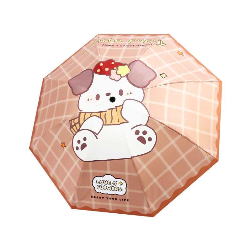 Women's Kawaii Folding Umbrella Bowlift