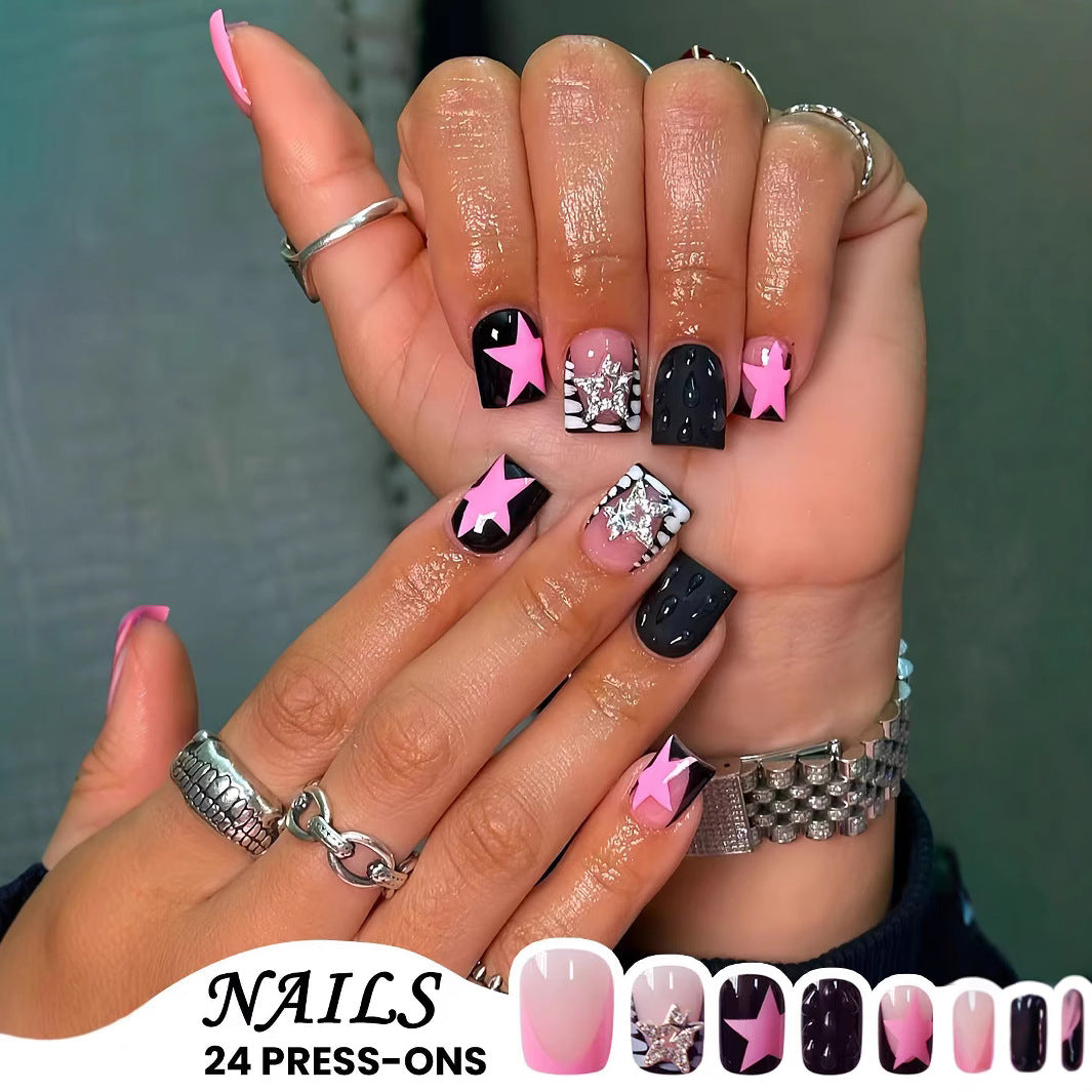 Glamorous Press-On Nail Art Bowlift
