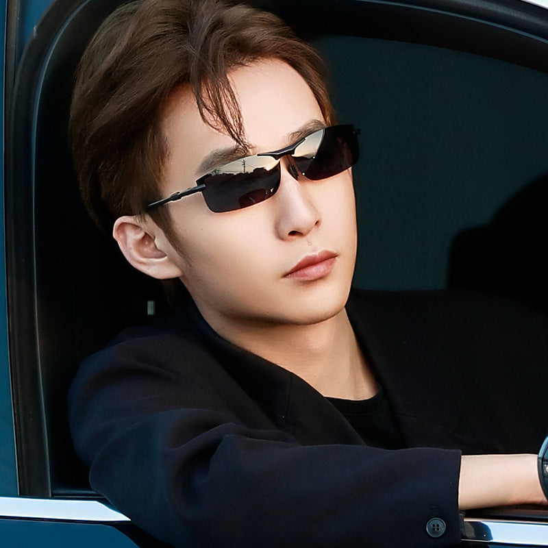 Men's Sporty Sunglasses with Ergonomic Design and Polarized Lenses Bowlift