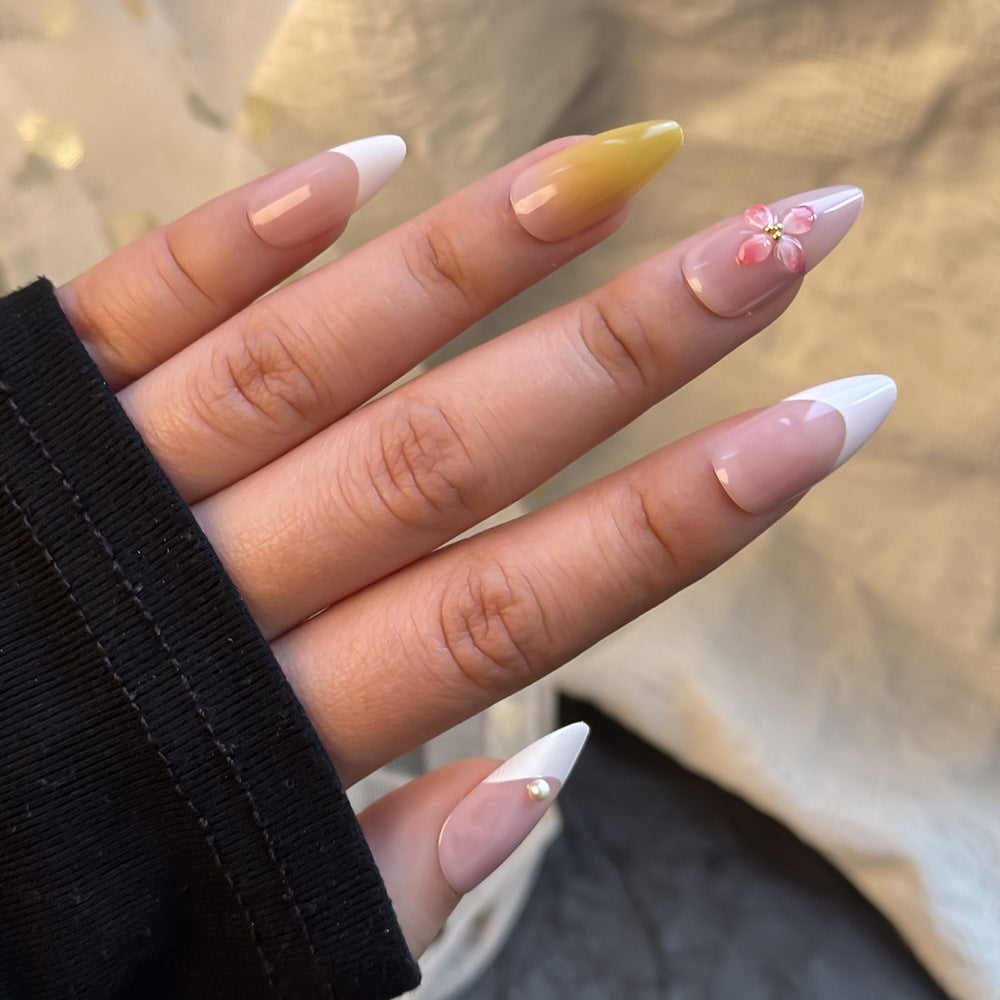 Elegant Press-On Nail Art Set Bowlift