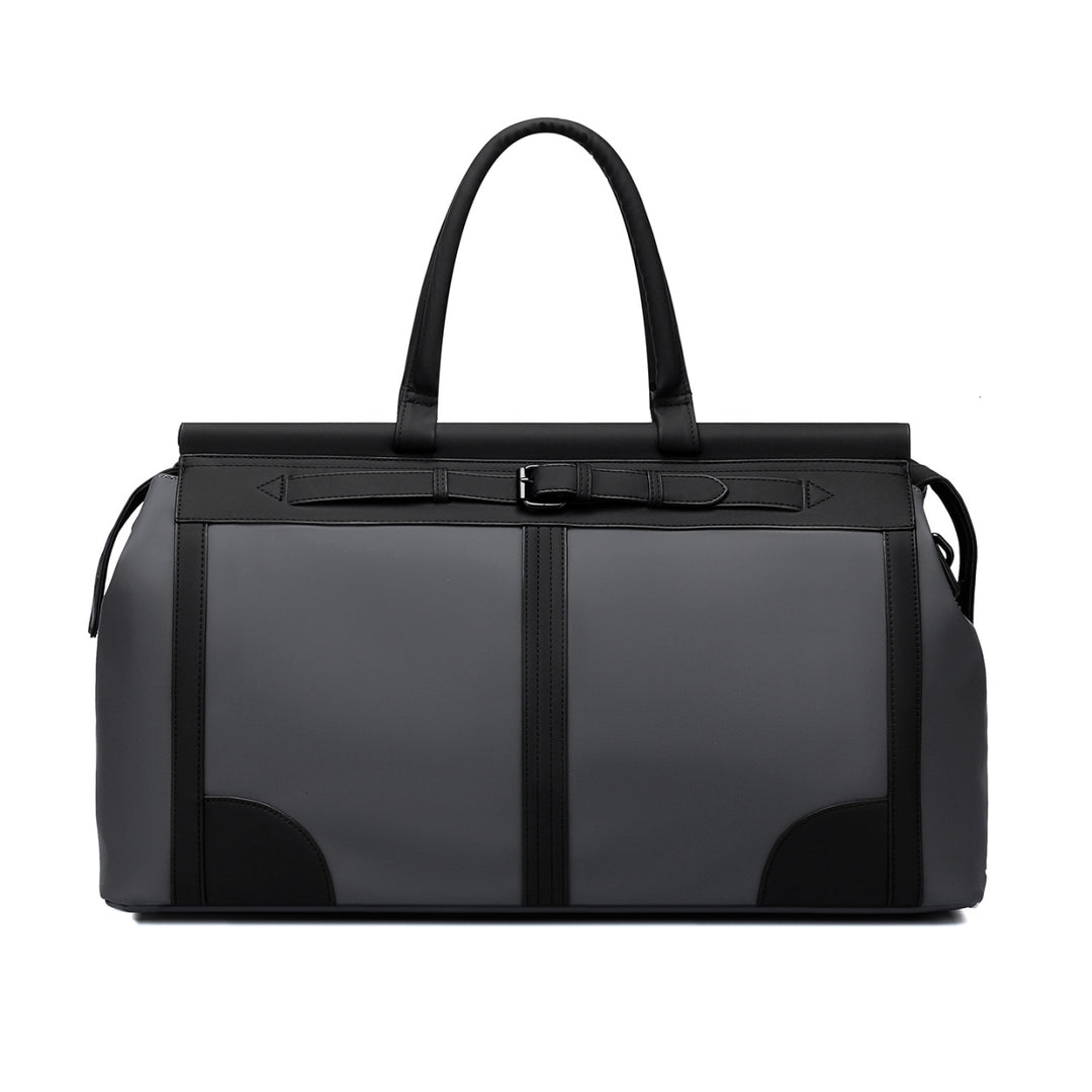 Stylish Leather Travel Weekender Bag Bowlift