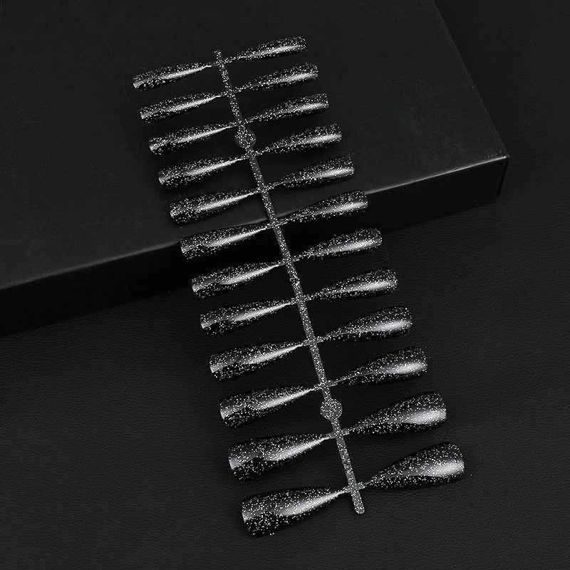 Glittering artificial nails in elegant design Bowlift