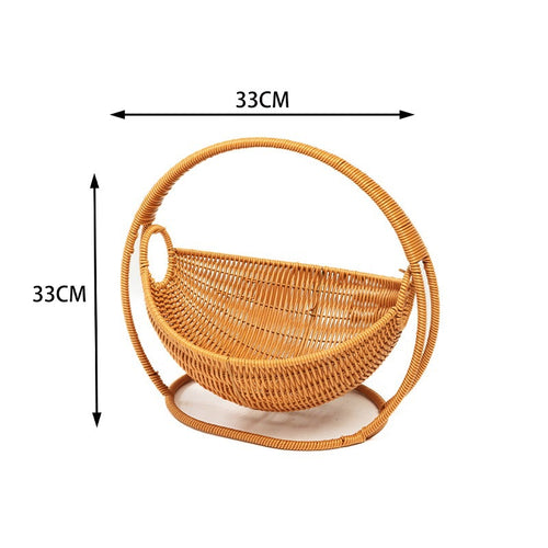 Unisex Designer Storage Basket with Elegant Handles Bowlift