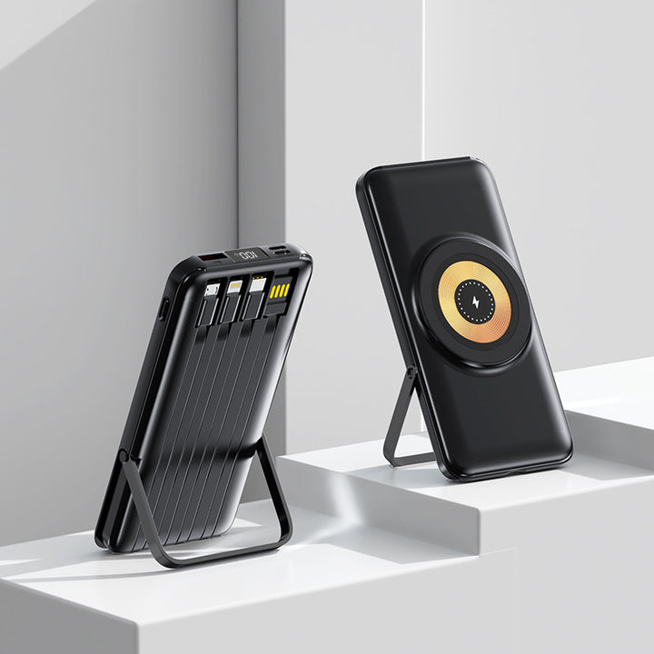 Portable power bank with wireless charging function Bowlift