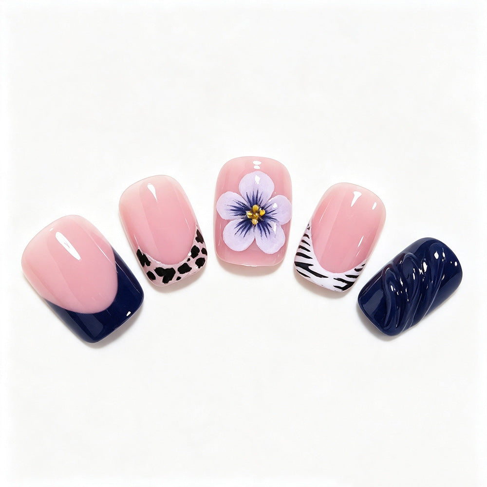 Floral Accented Nail Art Set Bowlift