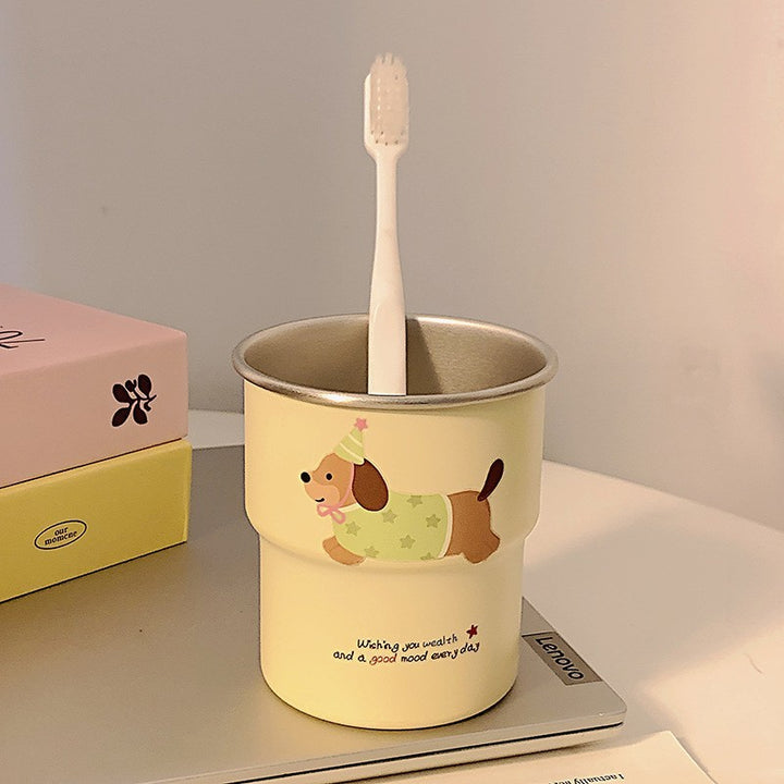 Toothbrush holder with cute dog design Bowlift