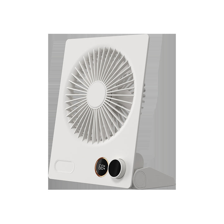 Unisex compact table fan with digital display Bowlift