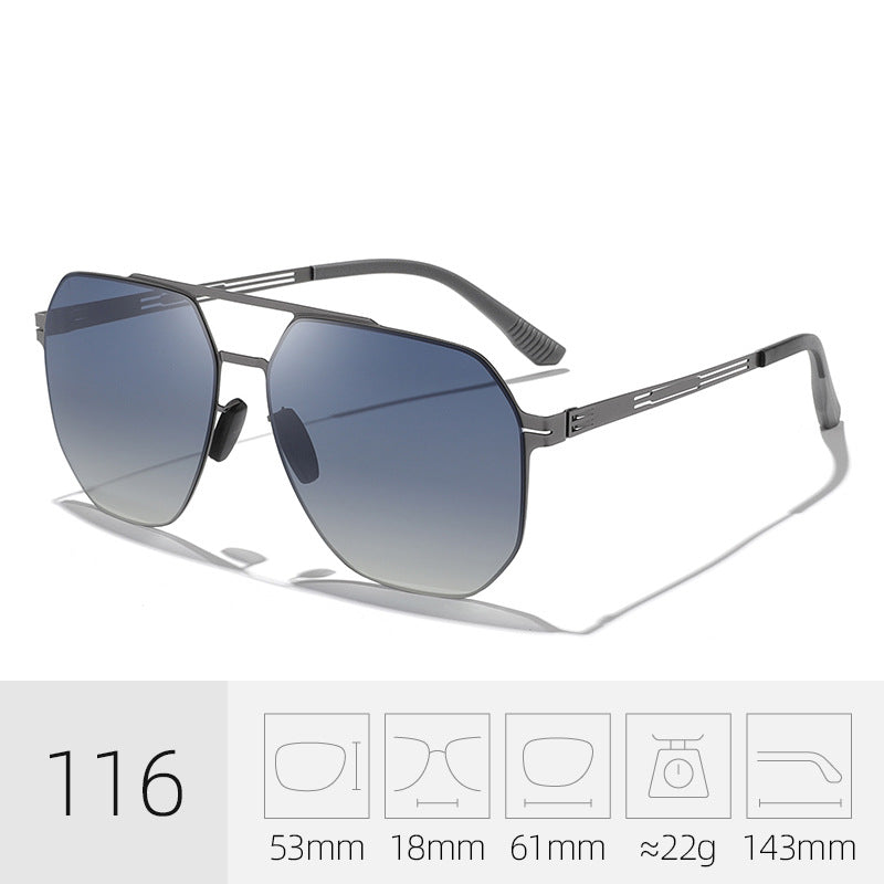 Premium Geometric Frame Sunglasses Bowlift