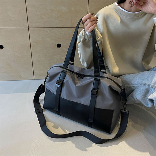 Fashion-Forward Structured Travel Duffle Bag Bowlift
