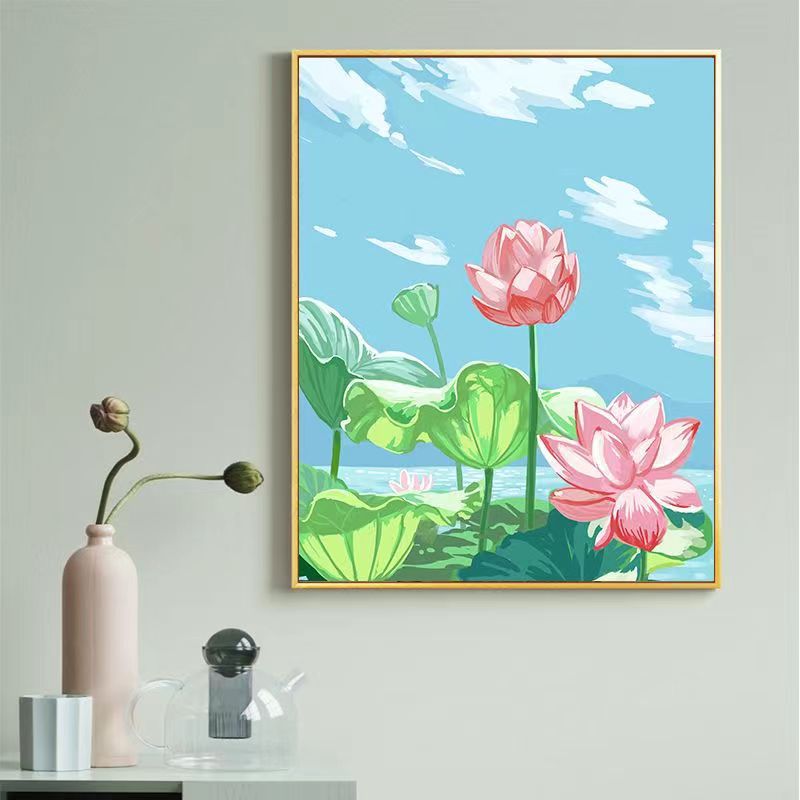 Sunflower-Themed Canvas Art Print Bowlift