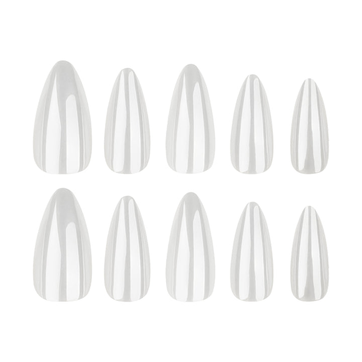 Artful Stiletto Nails with High Gloss Effect Bowlift