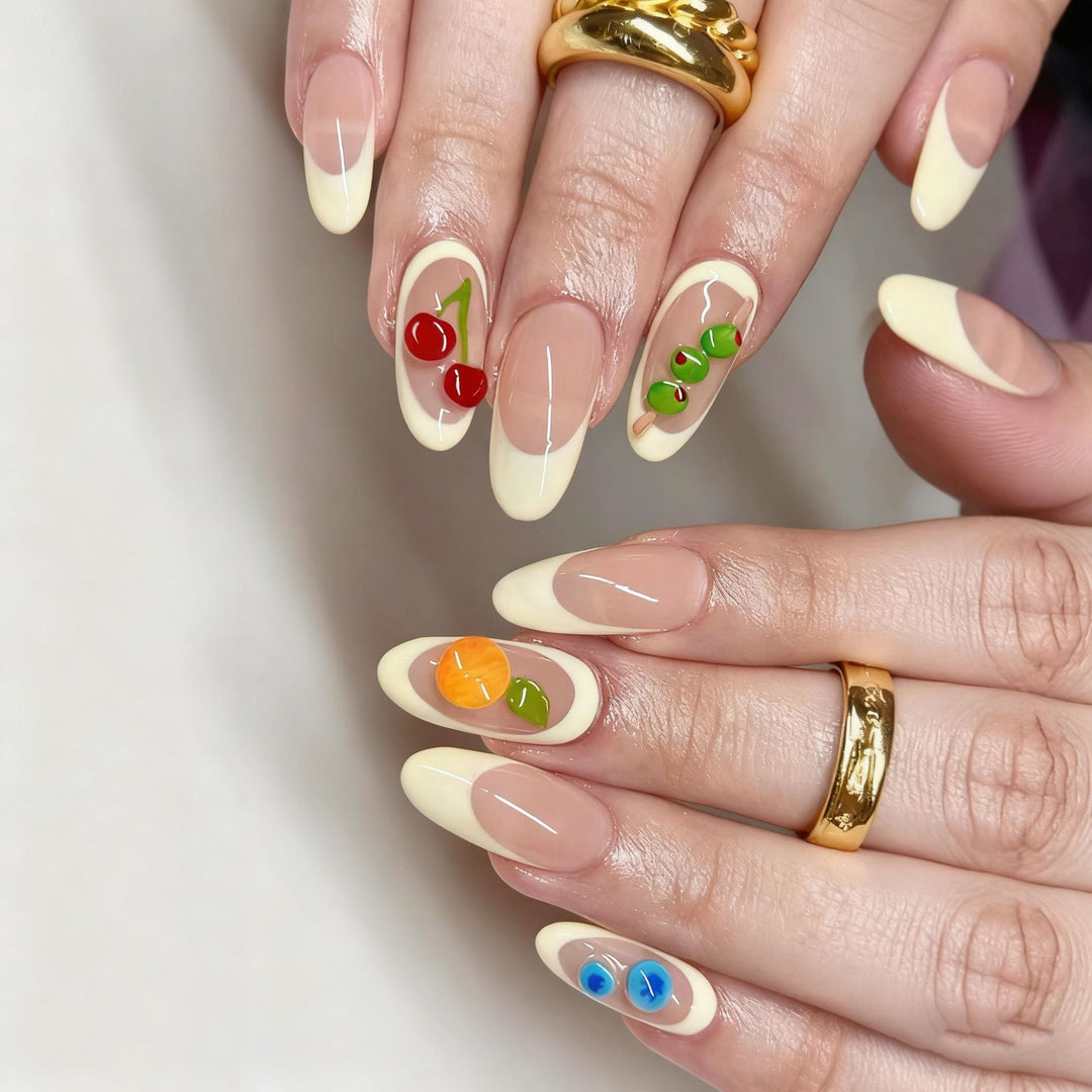 Nail art with spring theme Bowlift