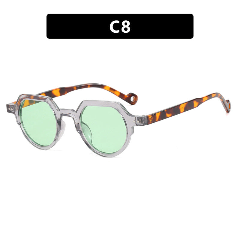 Women's geometric sunglasses with protective UV filter and sturdy frame Bowlift