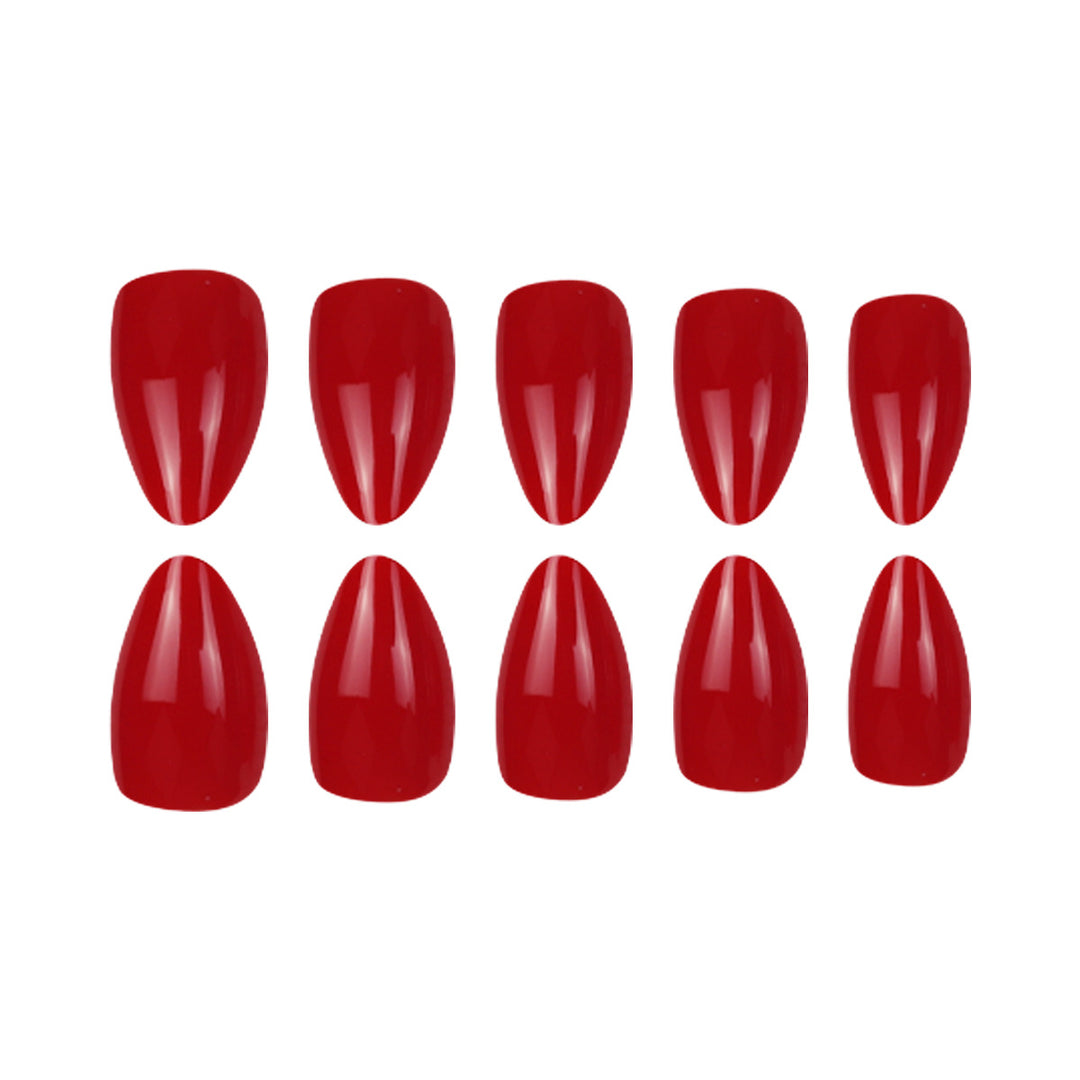 Glossy Stiletto Press-On Nail Set Bowlift