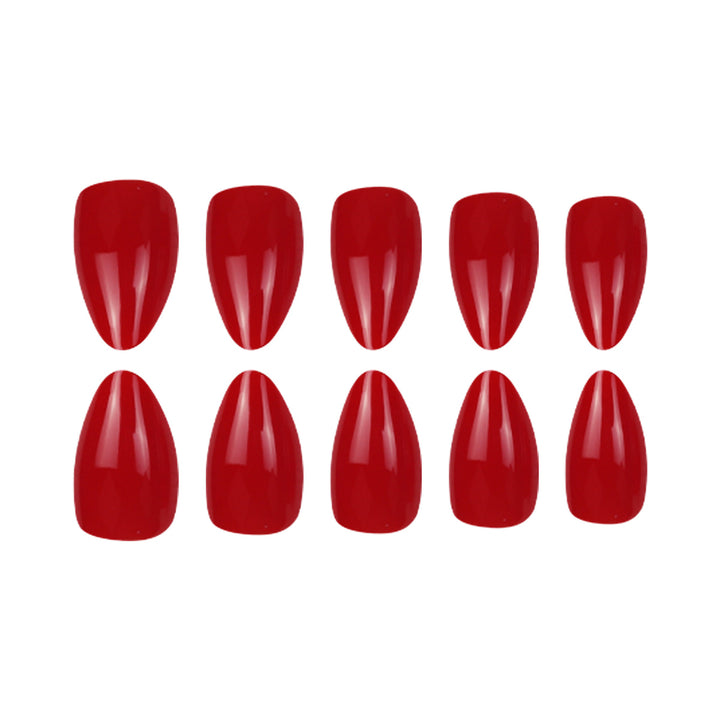 Glossy Stiletto Press-On Nail Set Bowlift