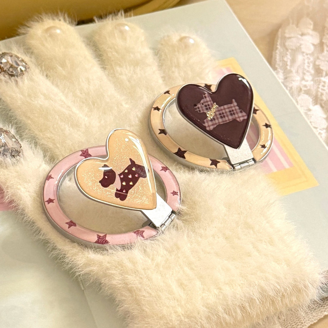 Playful dog design table stand Bowlift