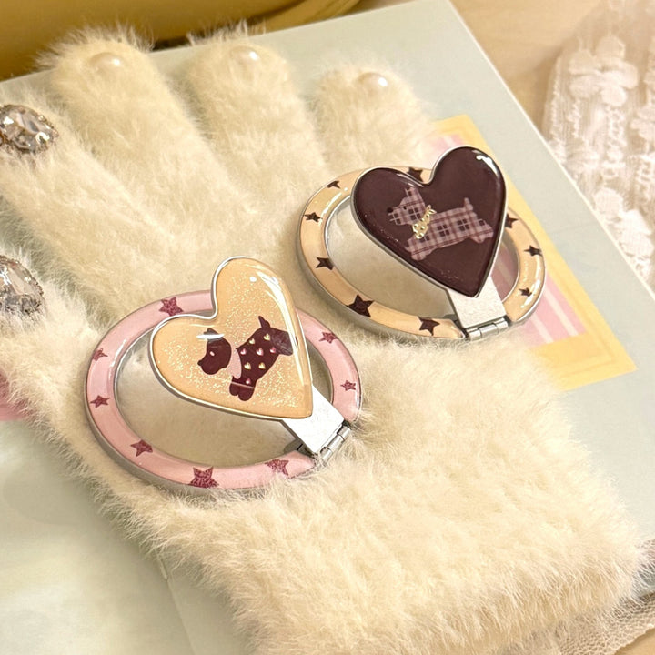 Playful dog design table stand Bowlift