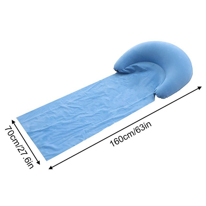 Women Inflatable Relax Lounge Chair with Integrated Headrest Bowlift