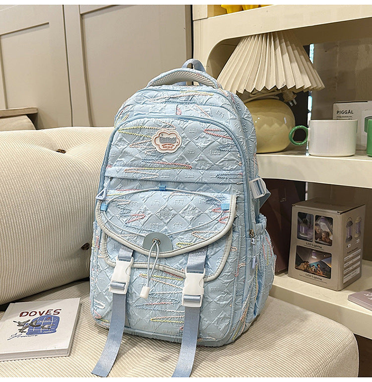 Fashion-Forward Utility School Backpack Bowlift
