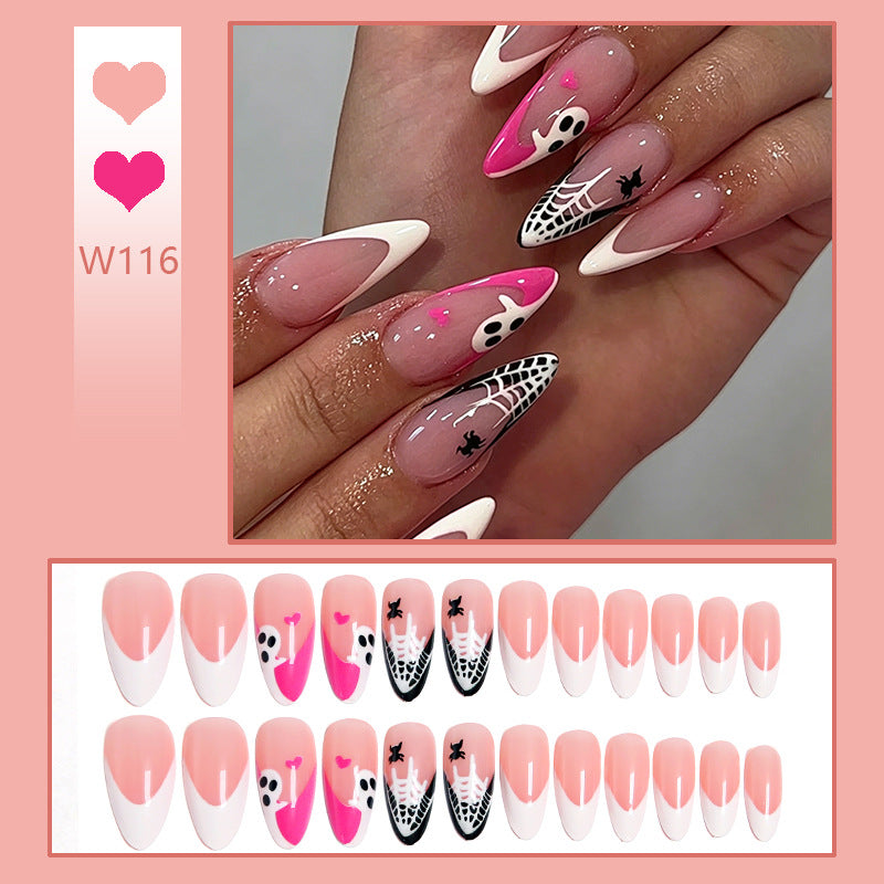 Halloween-themed artificial nails Bowlift