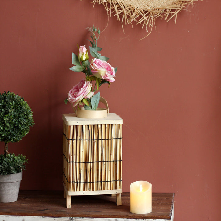 Stylish lantern made of natural materials Bowlift