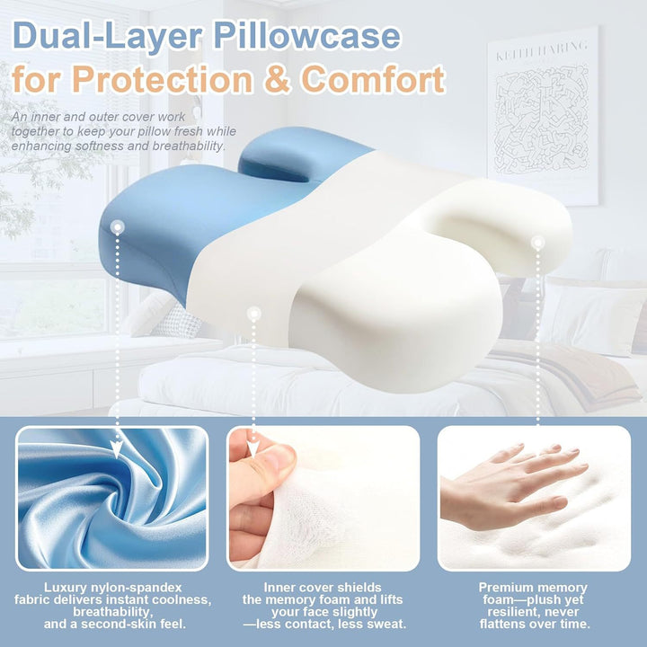Ergonomic seat cushion Bowlift