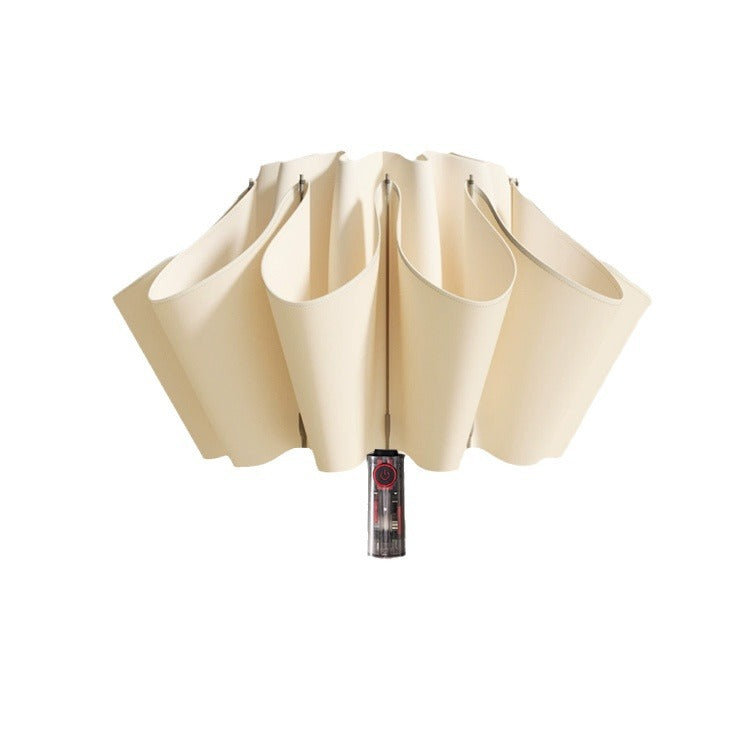 Women's Automatic Windproof Folding Umbrella Bowlift