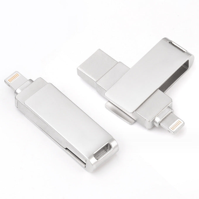Dual-Connector Lightning and USB Flash Drive Bowlift