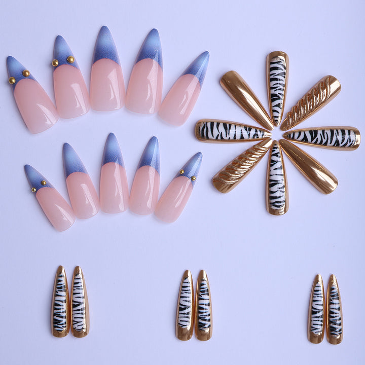 Creative Nail Art in Leopard Design Bowlift