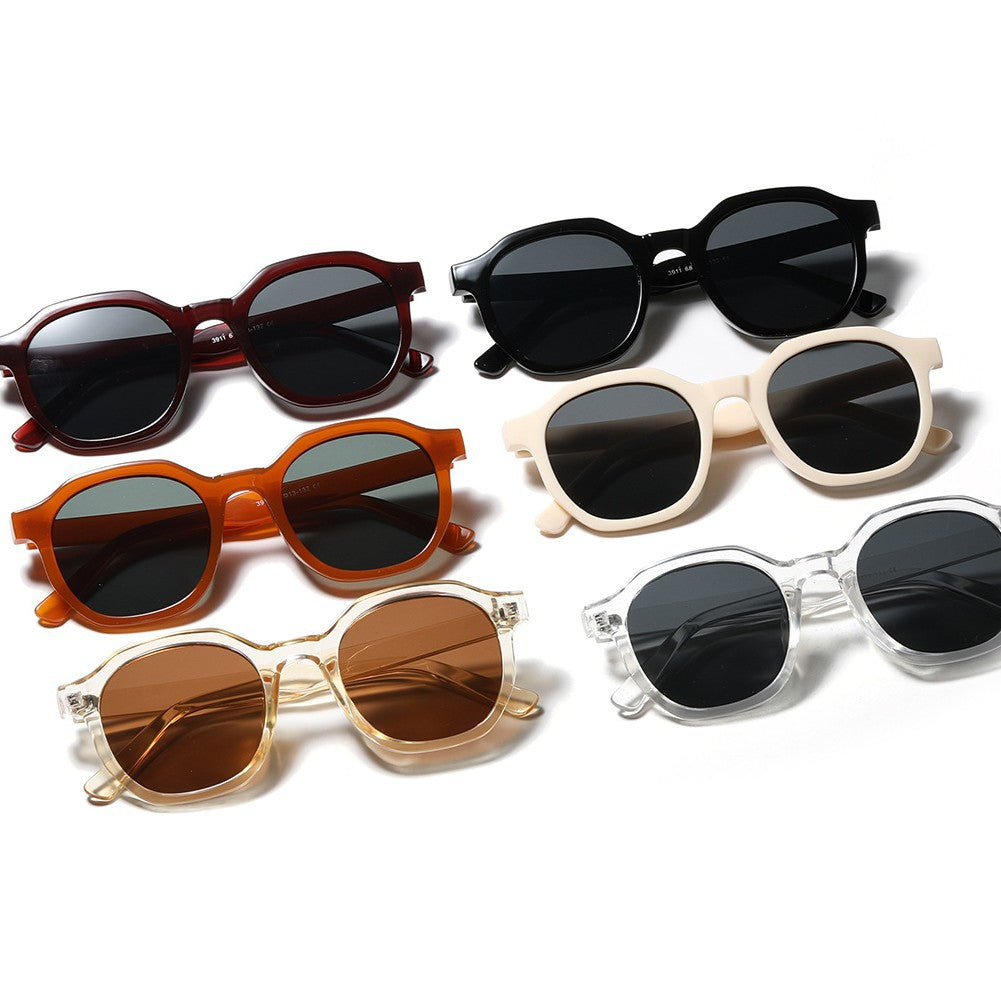 Women's stylish sunglasses with clear frame and polarized lenses Bowlift