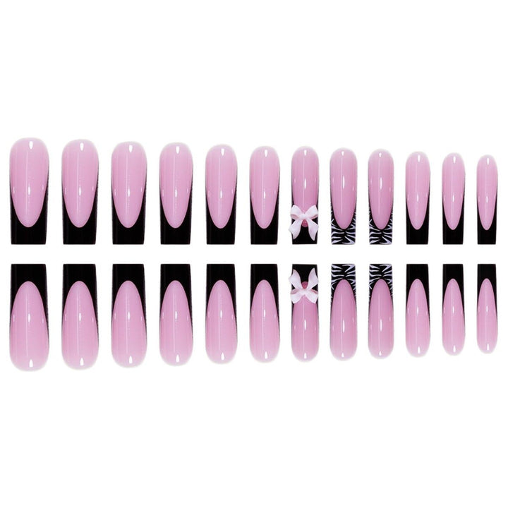 Elegant Decorative Press-On Nail Art Extensions Bowlift