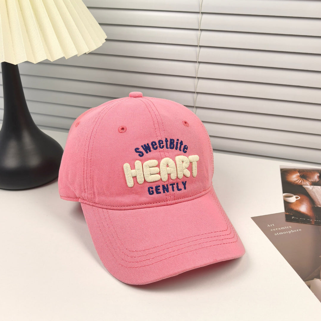 Women's Playful Embroidered Message Cap Bowlift