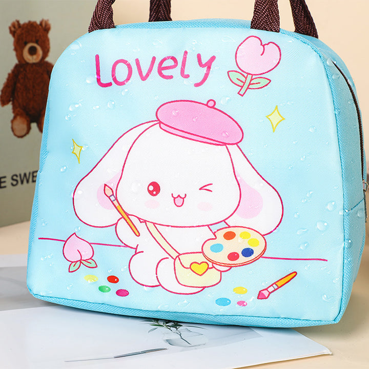 Cute Cat-Themed Insulated Lunch Bag Bowlift
