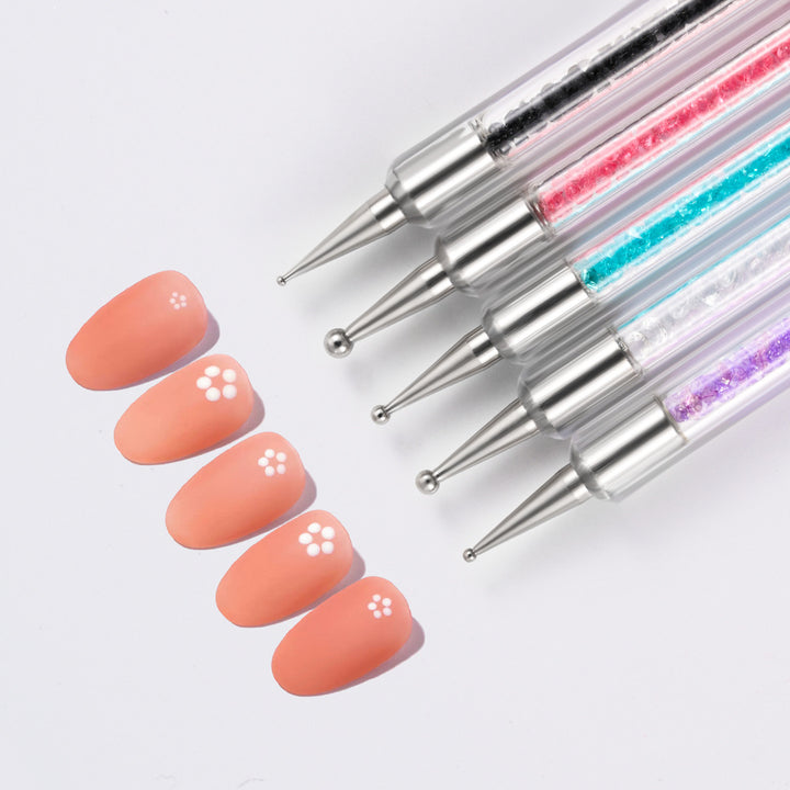 Crystal-Handled Nail Art Detailing Brush Set Bowlift