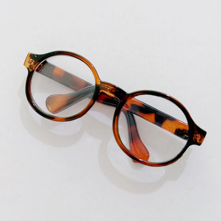 Vintage-Inspired Oval Frame Glasses Bowlift