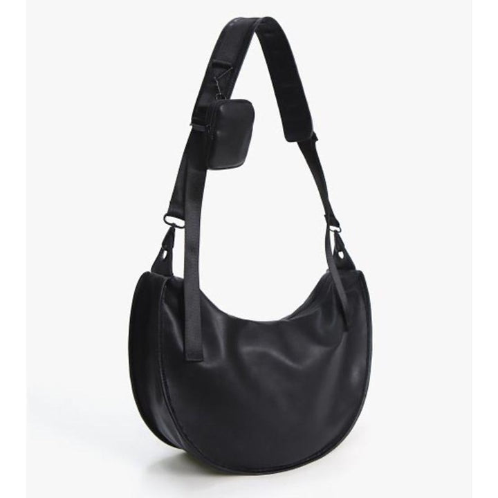 Elegant Shoulder Bag In Curved Shape Bowlift